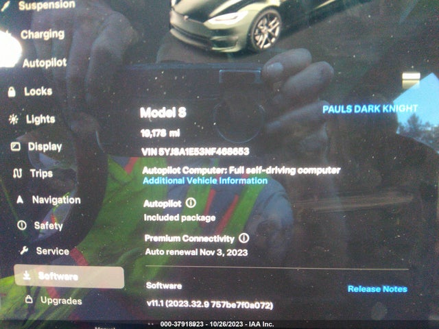 Tesla Model S Dual Motor All-wheel Drive 2022 5YJSA1E53NF468653 Image 7