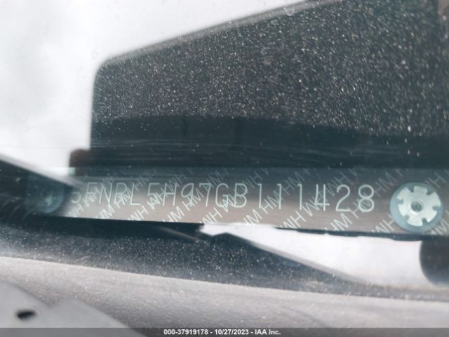 5FNRL5H97GB111428 Honda Odyssey Touring