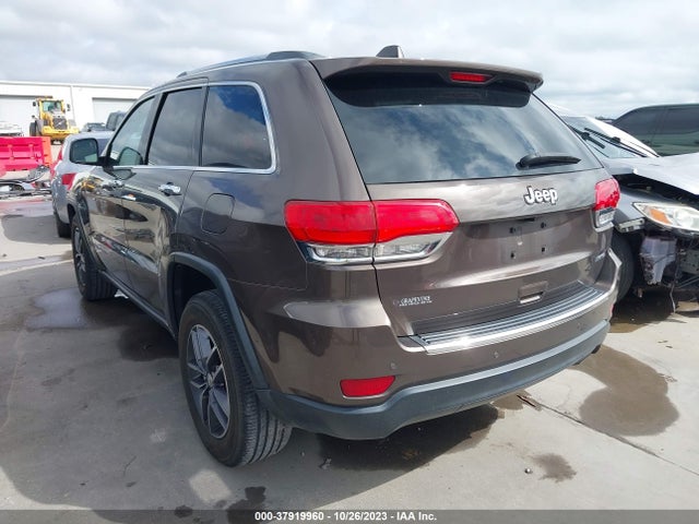 2017 JEEP GRAND CHEROKEE LIMITED 4X2 VIN: 1C4RJEBG2HC960295