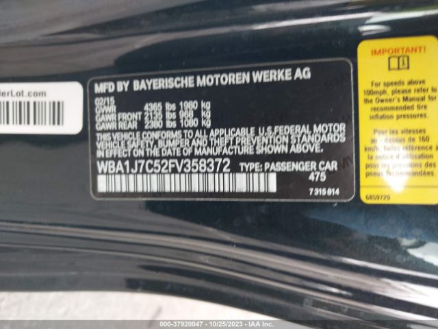 WBA1J7C52FV358372 BMW 2 Series M235i