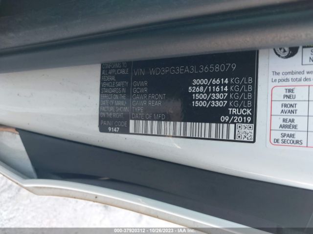WD3PG3EA3L3658079 Mercedes-Benz METRIS CARGO VAN