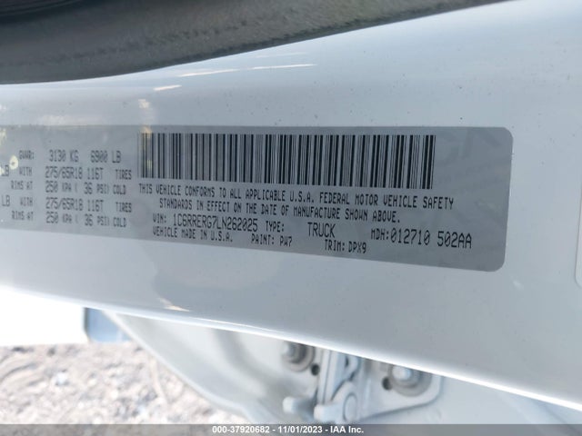 1C6RRERG7LN262025 RAM 1500 Laramie