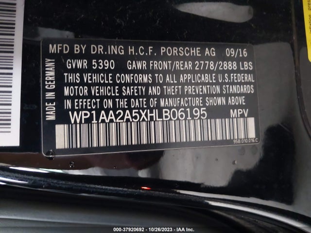 2017 PORSCHE MACAN WP1AA2A5XHLB06195 Photo 8