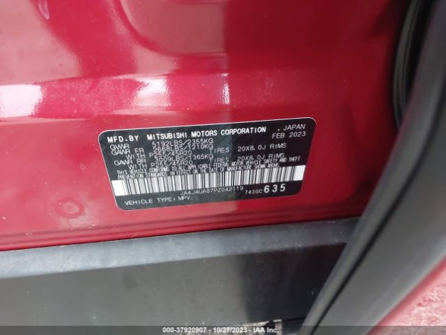 2023 MITSUBISHI OUTLANDER JA4J4UA87PZ042119 Photo 8