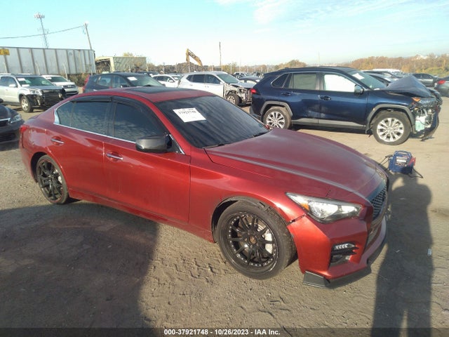 2014 Infiniti Q50 Hybrid Sport მანქანა იყიდება აუქციონზე, vin: JN1AV7AR0EM700194, აუქციონის ნომერი: 37921748