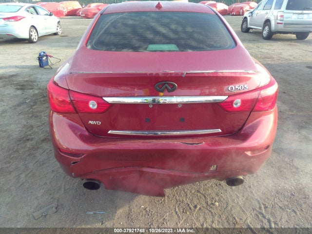 2014 Infiniti Q50 Hybrid Sport მანქანა იყიდება აუქციონზე, vin: JN1AV7AR0EM700194, აუქციონის ნომერი: 37921748