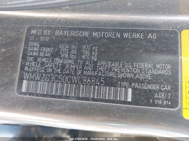 2012 MINI COOPER COUNTRYMAN WMWZC3C50CWL86845 Photo 8