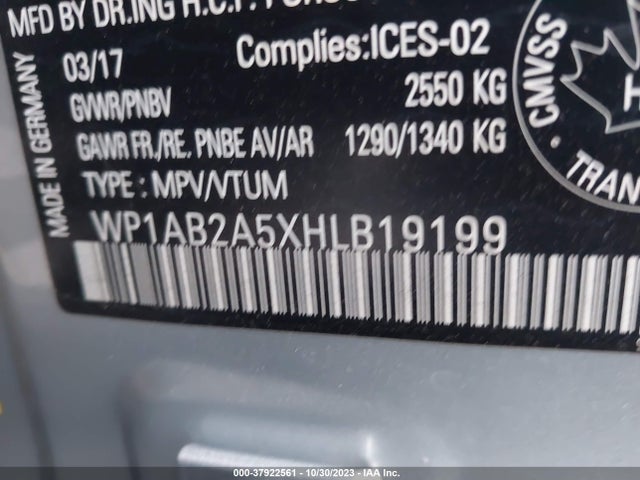 2017 PORSCHE MACAN WP1AB2A5XHLB19199 Photo 8