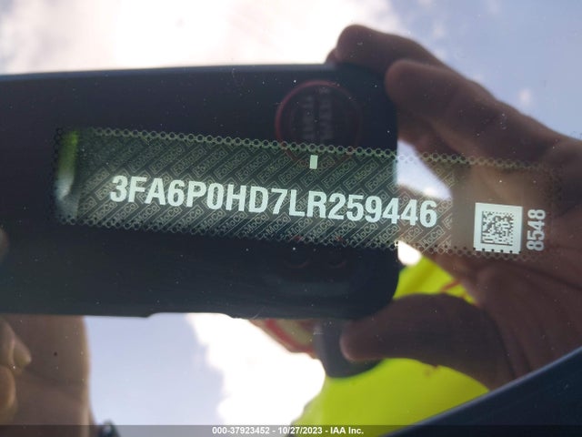 2020 FORD FUSION SE VIN: 3FA6P0HD7LR259446