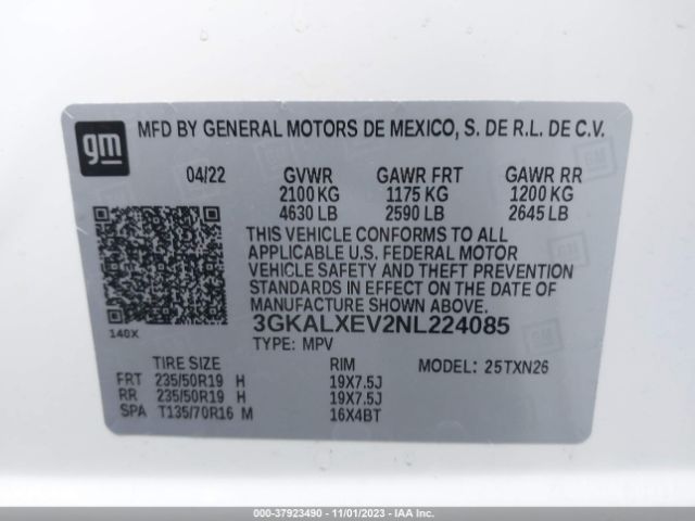 3GKALXEV2NL224085 GMC Terrain Denali