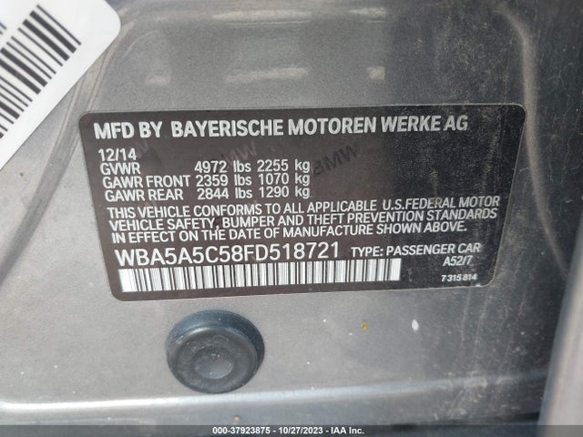 WBA5A5C58FD518721 BMW 528I