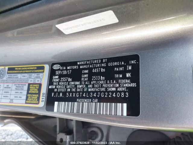 5XXGT4L34JG224083 KIA Optima Lx