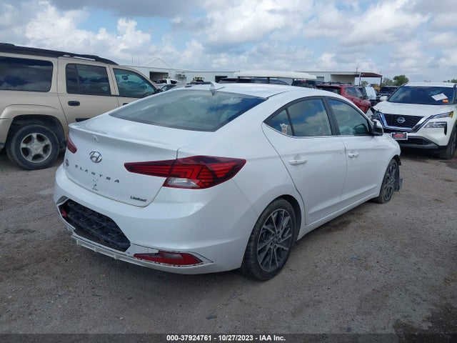 2019 HYUNDAI ELANTRA LIMITED VIN: 5NPD84LF8KH485611
