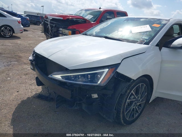 2019 HYUNDAI ELANTRA LIMITED VIN: 5NPD84LF8KH485611