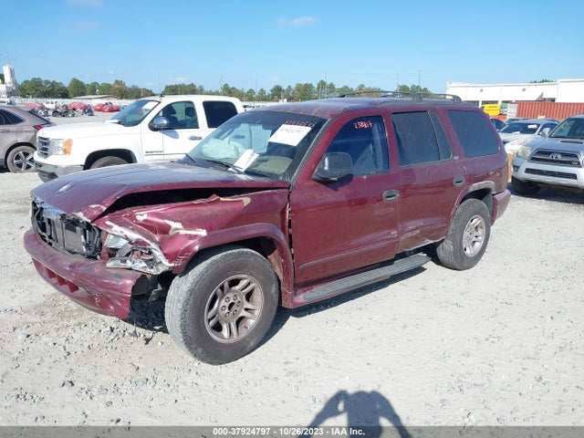 2002 DODGE DURANGO SLT VIN: 1B4HR48Z52F212876