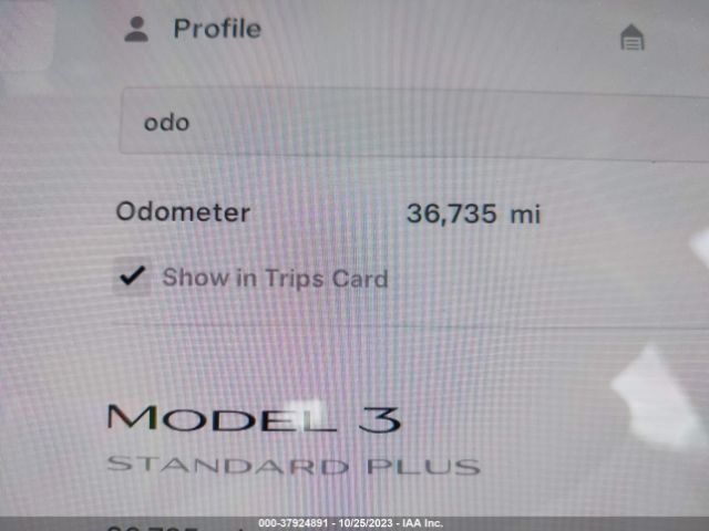 5YJ3E1EA0LF783980 Tesla Model 3 Standard Range