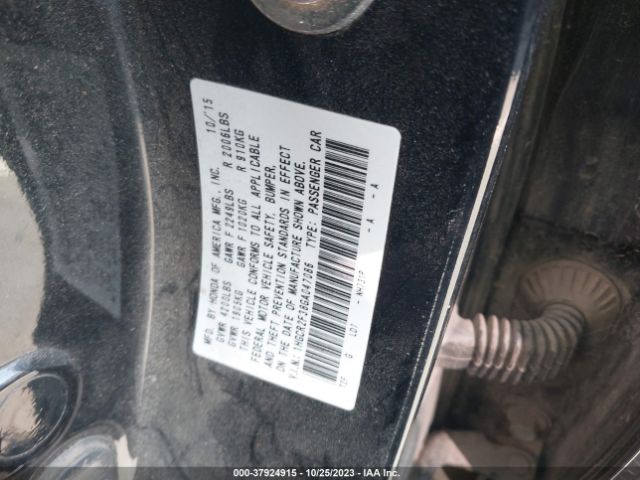 1HGCR2F38GA047086 Honda ACCORD LX