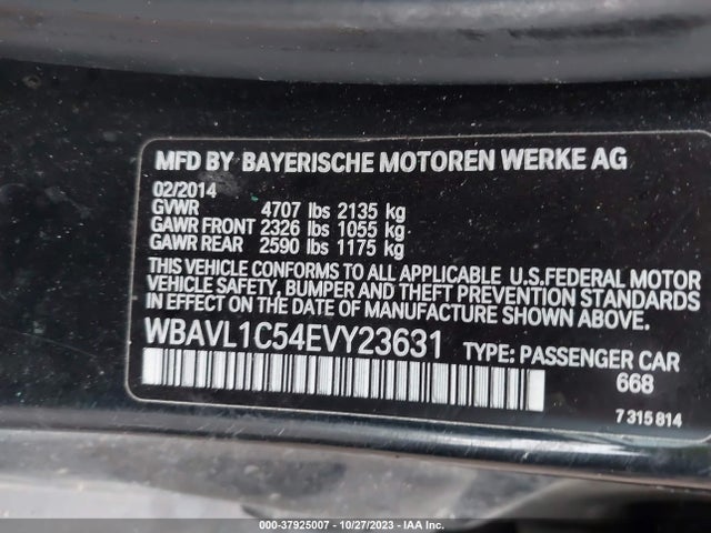 BMW X1 Xdrive28i 2014 WBAVL1C54EVY23631 Image 9