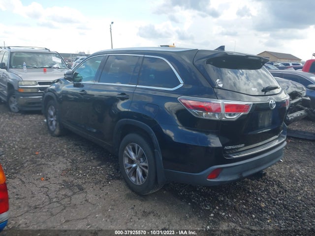 2014 TOYOTA HIGHLANDER XLE VIN: 5TDKKRFH4ES015478