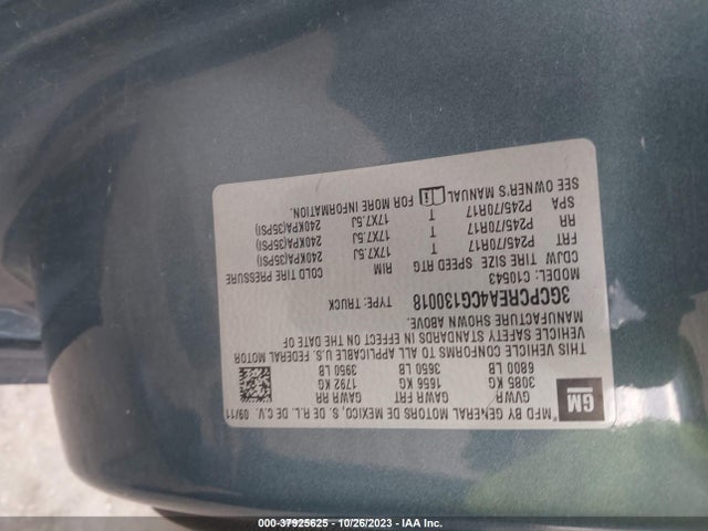 2012 CHEVROLET SILVERADO 1500 LS VIN: 3GCPCREA4CG130018