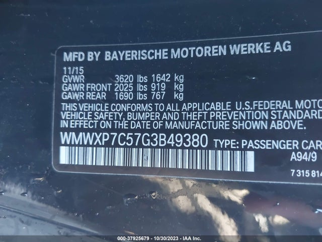 2016 MINI HARDTOP WMWXP7C57G3B49380 Photo 8