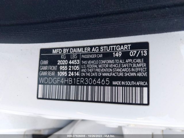 WDDGF4HB1ER306465 Mercedes-Benz C-class C 250