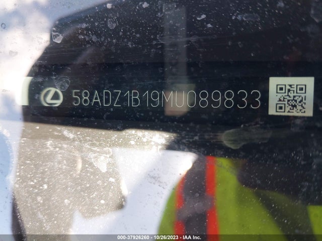 2021 LEXUS ES 350 VIN: 58ADZ1B19MU089833
