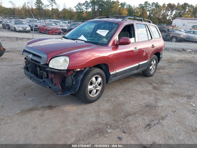 2005 HYUNDAI SANTA FE GLS VIN: KM8SC73DX5U935027