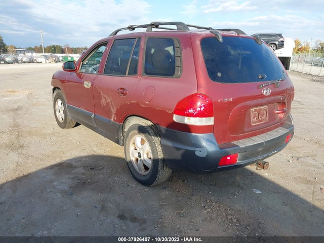2005 HYUNDAI SANTA FE GLS VIN: KM8SC73DX5U935027