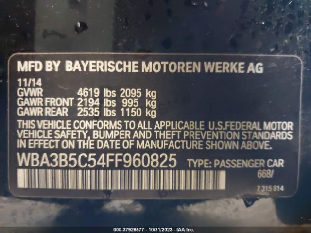 WBA3B5C54FF960825 BMW 328i Xdrive