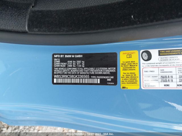 WBS3R9C58GK336565 BMW M4