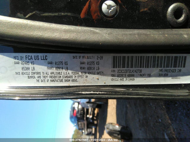 Dodge Challenger R/t 2020 2C3CDZBT2LH142738 Image 9