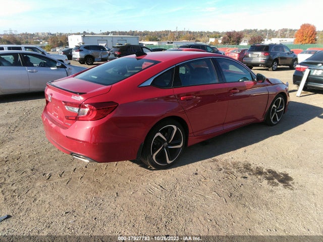 2021 HONDA ACCORD SPORT VIN: 1HGCV1F3XMA101442