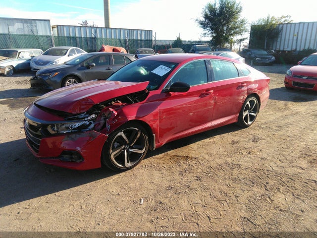 2021 HONDA ACCORD SPORT VIN: 1HGCV1F3XMA101442