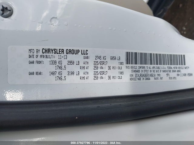 RAM Cargo Van Tradesman 2014 2C4JRGAG8ER149610 Image 9