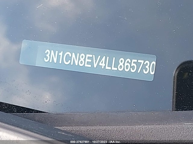 Nissan VERSA SV 2020 3N1CN8EV4LL865730 Image 9