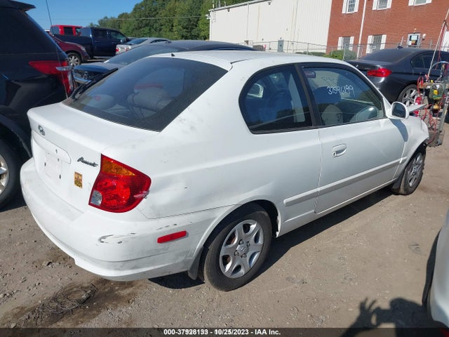 2005 HYUNDAI ACCENT GLS/GT VIN: KMHCG35C95U357301
