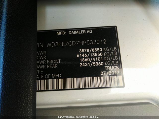 WD3PE7CD7HP532012 Mercedes-Benz SPRINTER CARGO VAN