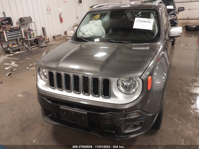 2017 JEEP RENEGADE LIMITED VIN: ZACCJBDB0HPE40467