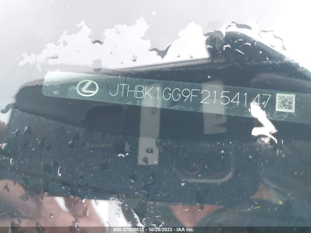 Aukcja sprzedaży 2015 Lexus Es 350, vin: JTHBK1GG9F2154147, numer aukcji: 37929635