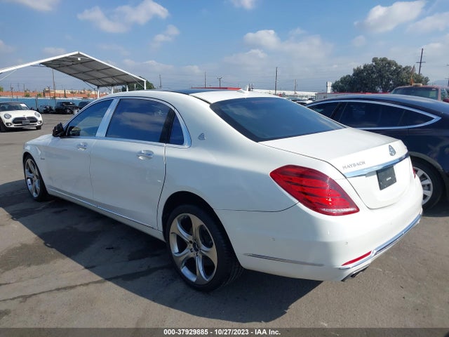 2017 Mercedes-benz S-class Maybach S 550 მანქანა იყიდება აუქციონზე, vin: WDDUX8FB0HA330267, აუქციონის ნომერი: 37929885