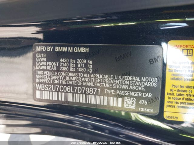 WBS2U7C06L7D79871 BMW M2 Competition