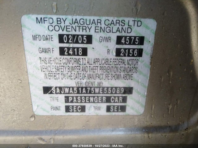 2005 JAGUAR X-TYPE SAJWA51A75WE55089 Photo 8