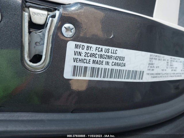 Chrysler Pacifica Touring L 2022 2C4RC1BG2NR142930 Image 9