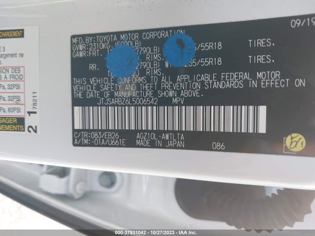 JTJSARBZ6L5006542 Lexus Nx Nx 300 F Sport