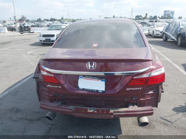 1HGCR2F58HA221399 Honda Accord Sedan Sport