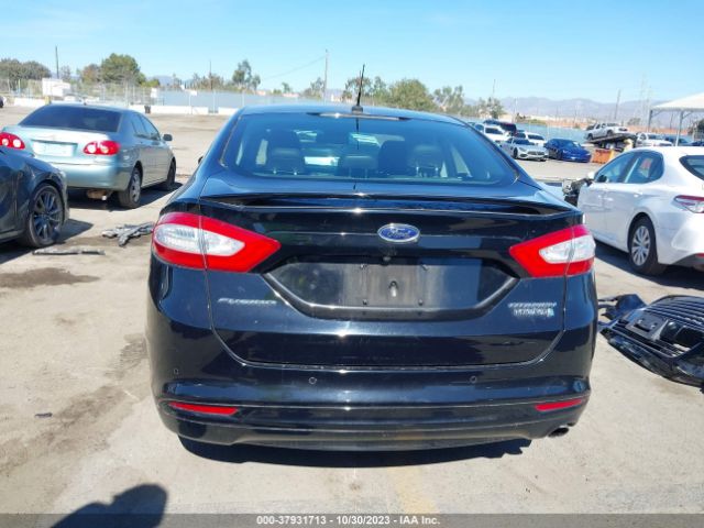3FA6P0RU4GR356494 Ford Fusion Titanium Hybrid