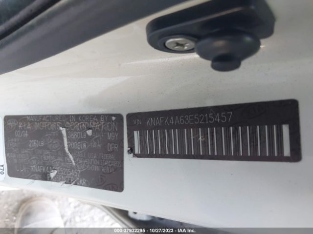 KNAFK4A63E5215457 KIA FORTE LX