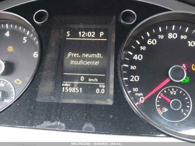 2010 VOLKSWAGEN CC SPORT VIN: WVWMN7AN4AE537528