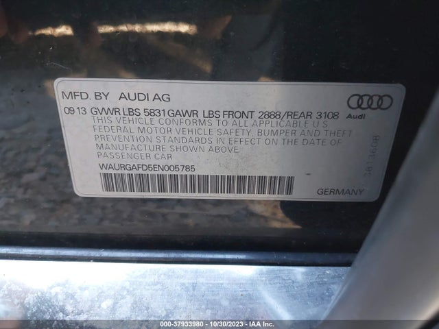 WAURGAFD5EN005785 Audi A8 L 3.0t